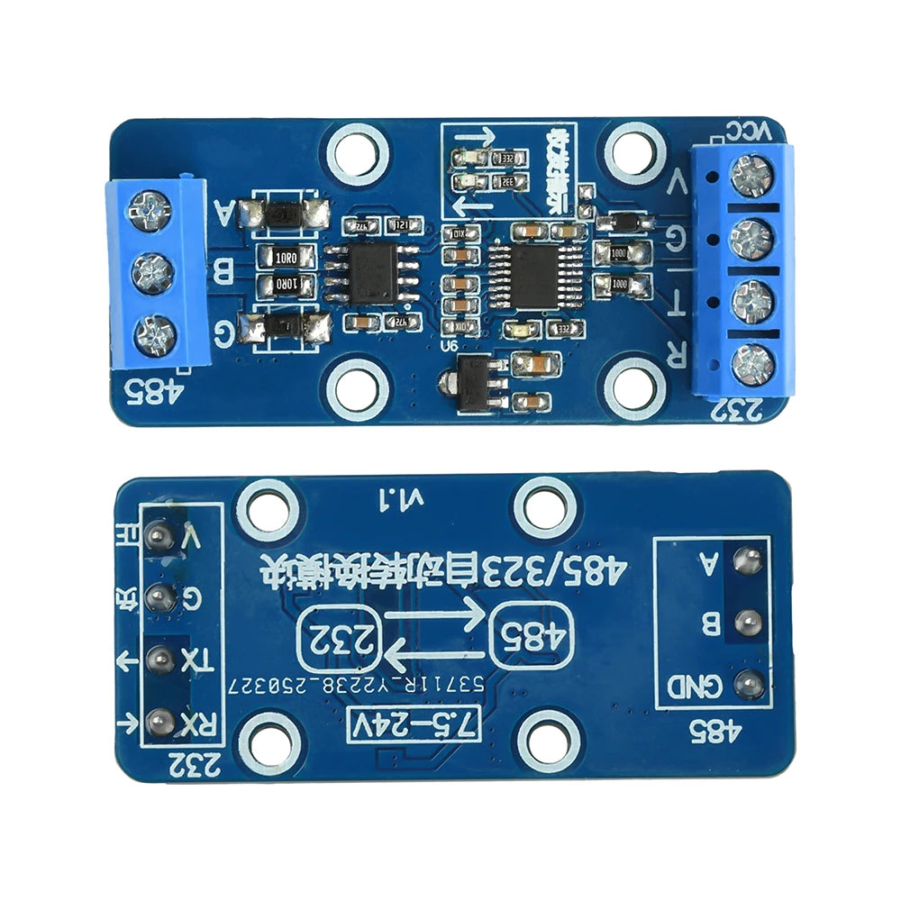 RS232 to RS485 Module Serial Conversion Module 232/485 Mutual Conversion Module TVS Industrial Grade Protection
