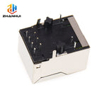 5/10PCS HR911105A Single Port RJ45 Connector with Integrated Magnetics Module & LED for 10/100Base‑T Ethernet NIC