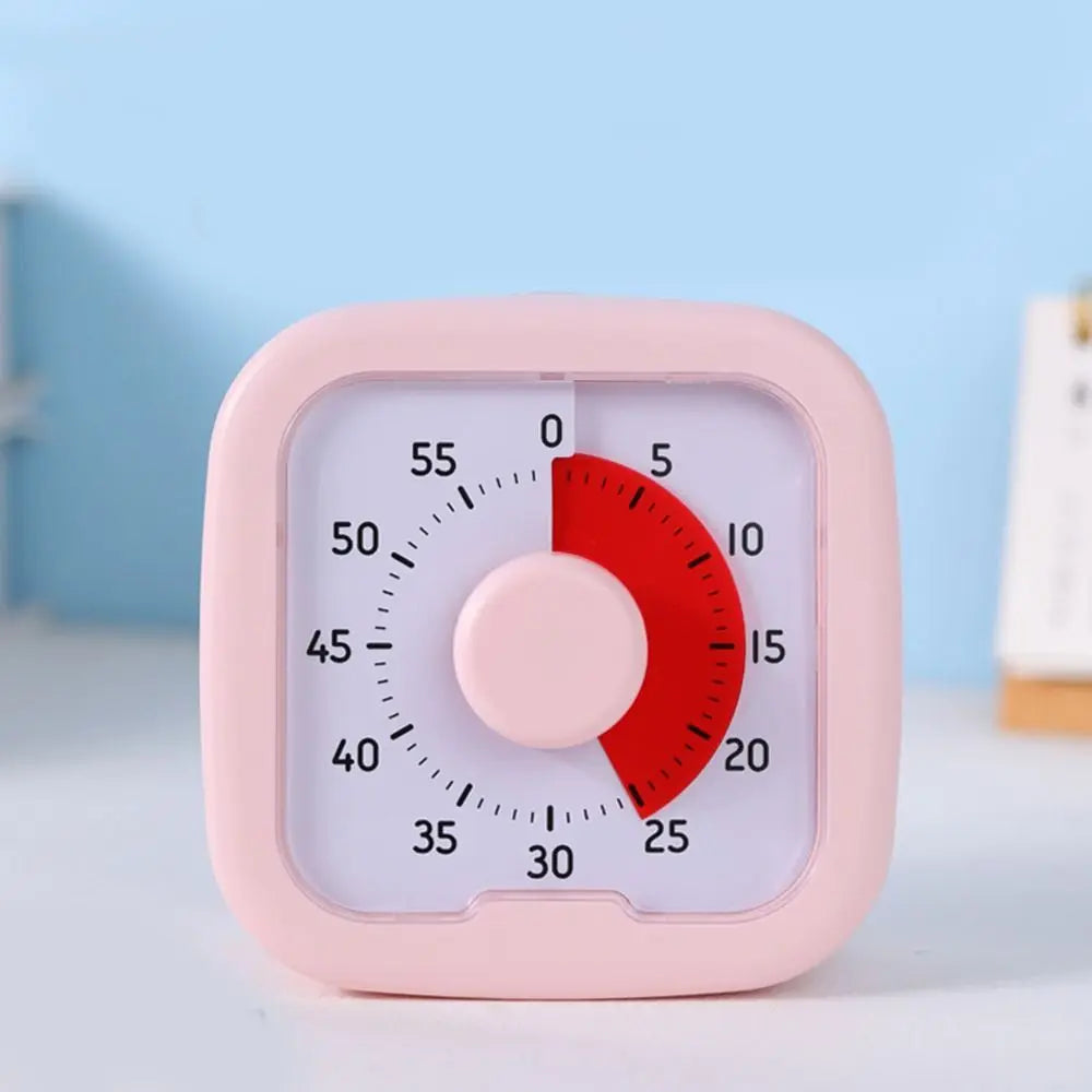 Silent Visual Timer with Stand Stopwatch Alarm Clock Countdown Timer Visualization Self-discipline Kitchen Cooking Timer Kitchen