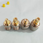 SMA to UHF PL259 SO239 RF Coaxial Adapter Converter Kit 50 Ohm Low Loss Connector for Amateur Radio WiFi/Antenna/Signal Booster