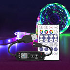 WS2811 WS2812B Bluetooth LED Pixels Strip Controller for Dream Color Tape Lights BT APP Music Control 28Keys Remote Controller