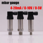0-50mbar  0-60mbar 100mbar 500mbar 1000mbar pressure sensor 4-20mA 0-10V 0-5V mbar pressure transmitter