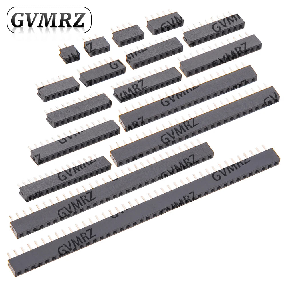 1X 2X/2/3/4/5/6/8/10/40 PIN Single Row Straight FEMALE PIN HEADER 2.0MM 2MM Strip Connector So