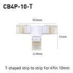 SMD Crystal Joint 2 3 4 5Pin LED Wire Connectors Solderless For 5mm 8mm 10mm Quick Terminal Block Strip Light Wire Connection