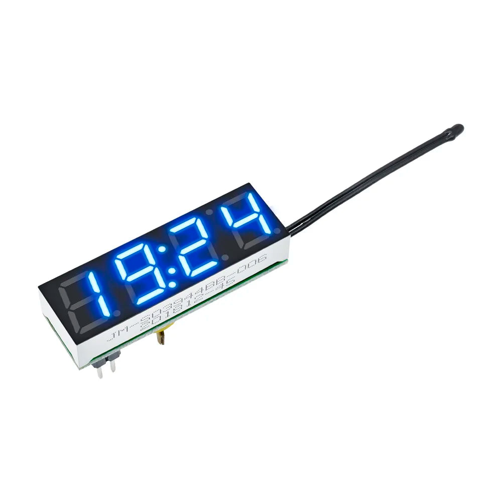 3 In 1 DS3231 LED Digital Clock Temperature Voltage Module Time Thermometer Voltmeter Volt Meter Monitor DC 5V-30V