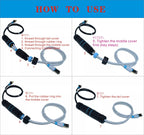 Ethernet LAN CAT6A Shielded IP68 M23 RJ45 Waterproof Connector RJ 45 Female Network Cable Extension Adapter