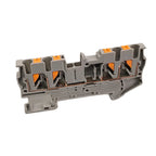 10Pcs PT2.5 QUATTRO Push-In Spring 4-Conductor Strip Plug 12AWG PT2.5 Wire Electrical Connector Din Rail Terminal Block PT2.5-QU