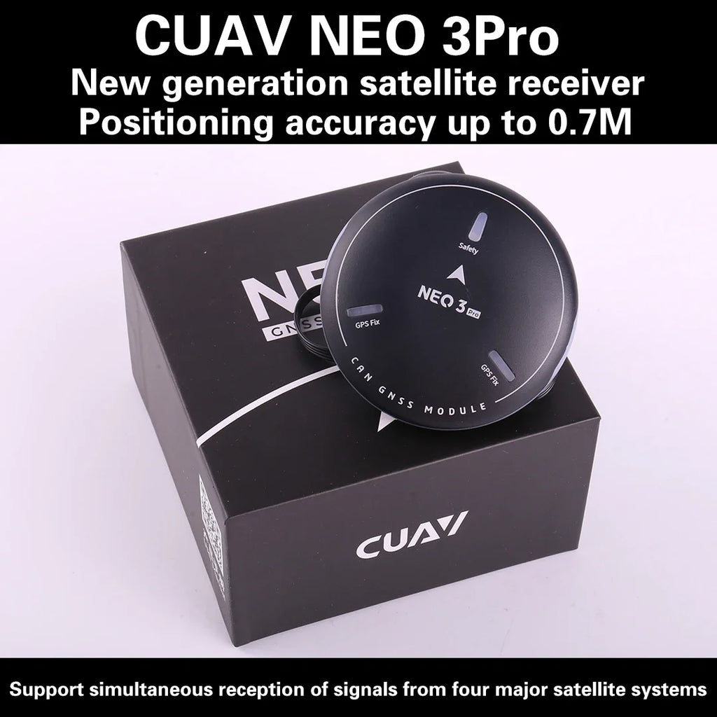 CUAV New NEO 3 PRO GNSS U-BLOX Module PIX Flight Controller Pixhawk With Ardupilot PX4 Open Source M9N GPS