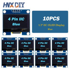 1-10pcs 1.3" White Blue Color IIC OLED Display Module Drive Chip SH1106 128X64 1.3 Inch LCD IIC I2C Communicate For Arduino