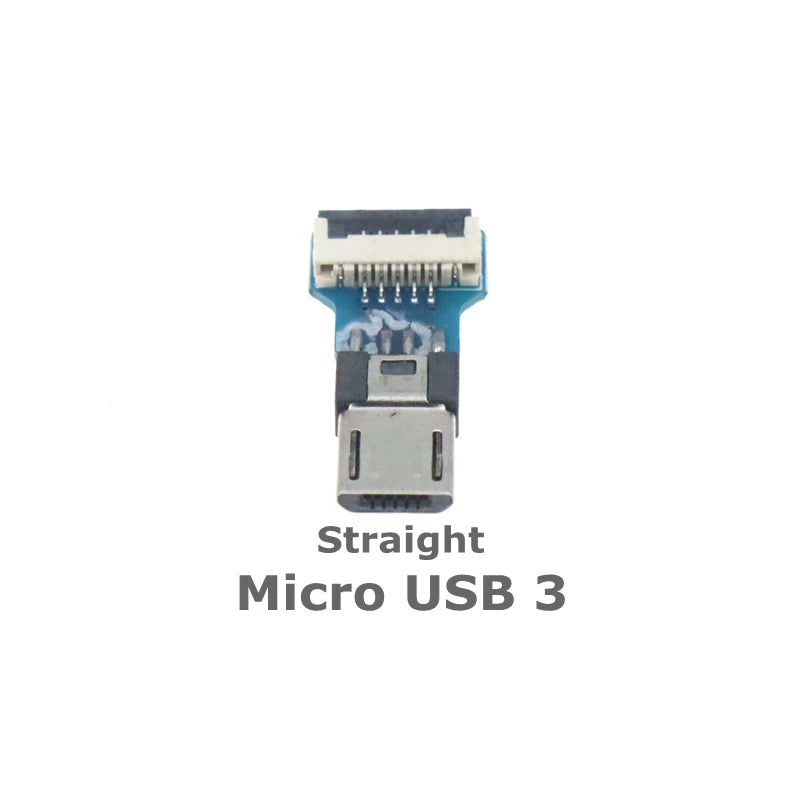 FFC Mini Micro USB Extension Type-C Ribbon Cable 90 FPV Slim Flat Soft Flexible FPC charge FPV Brushless Handheld Gimbal Monitor