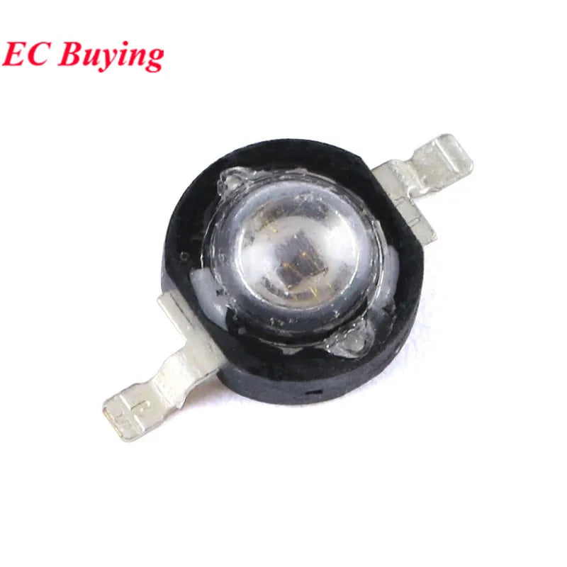 2-10Pcs 3W 5W 850nm 940nm 60 120 degree High Power Infrared LED Emitter CCTV Camera IR Emission Tube Diode for Security Black