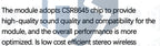 CSR8645 Bluetooth 4.0 Audio Module - APTX Lossless Compression with Ultra-Low Power Consumption for Hi-Fi Speaker Amplifiers