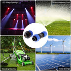 WEiPU SP13 Plastic M13 Waterproof Circular Power Plug Socket Wire Joint Connector 2 3 4 5 7 9Pin for Solar Audio Visual System