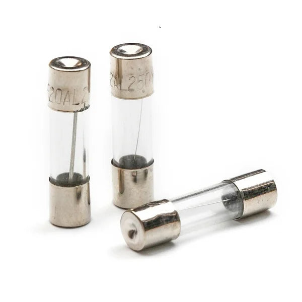 100Pcs  Fast-blow Glass Tube Fuses 5*20 Household Fuses Car Glass Tube Fuses Assorted Kit 5X20 with Box Fusiveis 0.1A-30A