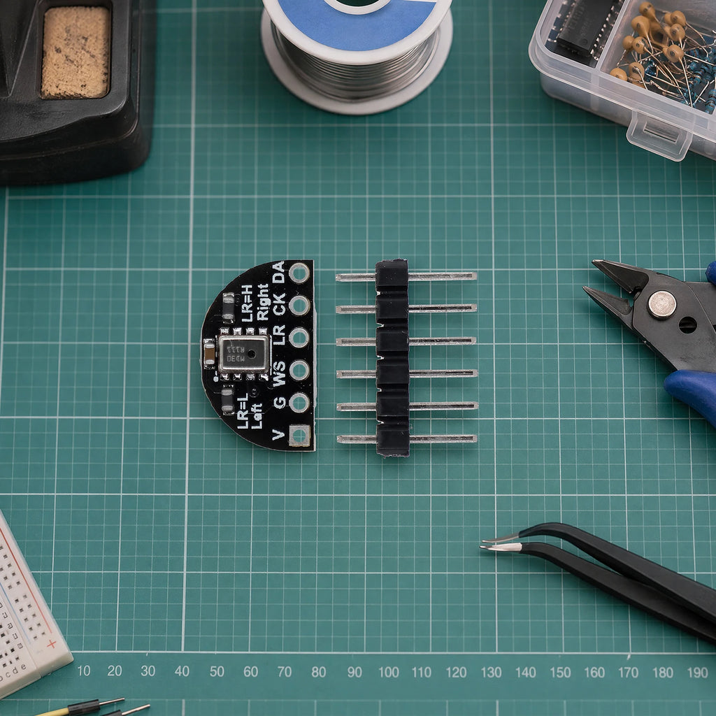 I2S Microphone Module High Sensitivity SNR 64dB Low Noise -26dBFS 120dB SPL Omnidirectional for Sipeed Maix