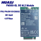 FM350-GL 5G NR M.2 Sub6 4*4 MIMO FRU 5W10V25832 For ThinkPad P1 Gen5 T14s Gen3 X13 Gen3 X1 Carbon 10th Gen X1 Yoga 7th Gen
