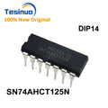 10PCS New Original SN74AHCT125N 74AHCT125N DIP-14 Quad Bus Buffer Gate Logic Chip 3-State Output IC In Stock Fast Shipping