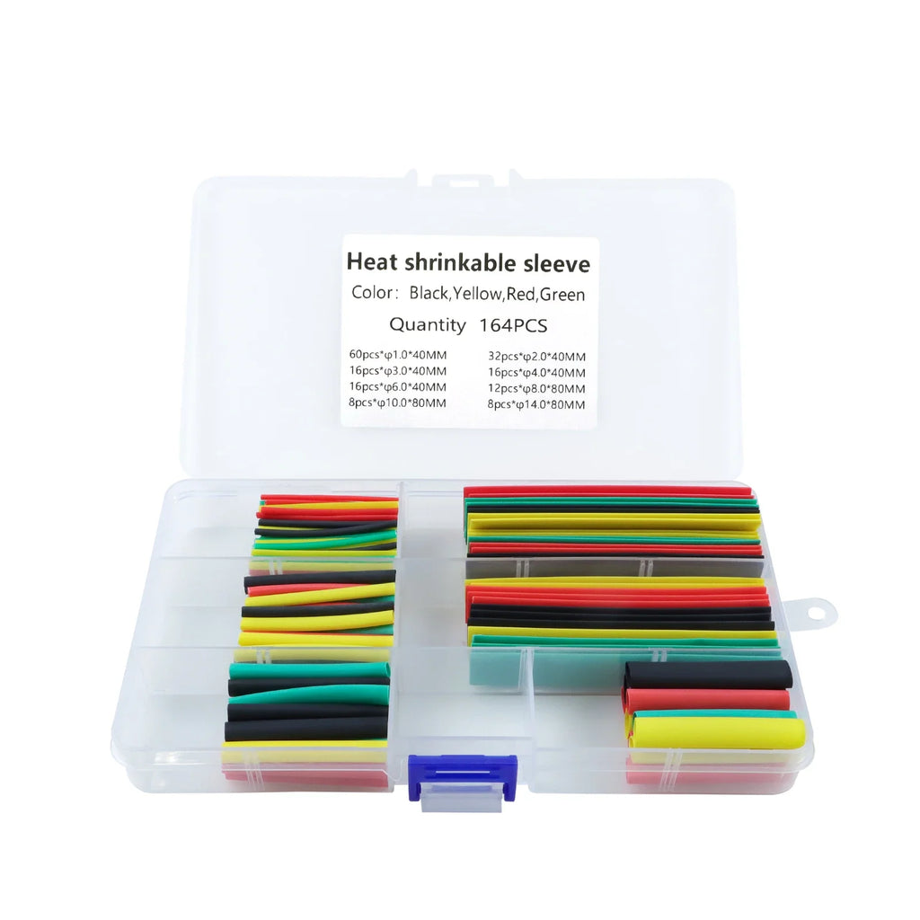 WeluvFit 2:1 Heat Shrink Tubing 164-750P Eventronic Cable Wrapping Electrical Insulation Heat Shrink Wrapping Kit DIY Cable Kit
