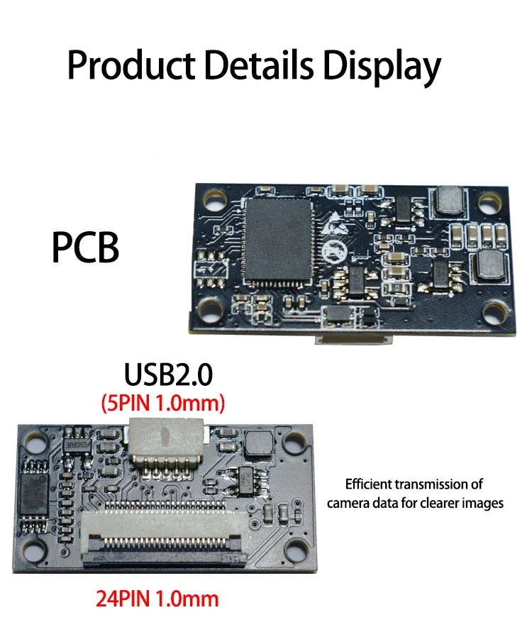 USB Camera Module 16MP 4656x3496 4K CMOS IMX258 AF/MF/FF 75 Degree 30FPS Wide Angle MJPEG YUY2 IMX298 for Digital Cameras