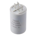 CBB60 Run Capacitor 16uF 450V AC Double Insert 50/60Hz Cylinder 72x40mm White for Air Compressor Water Pump Motor