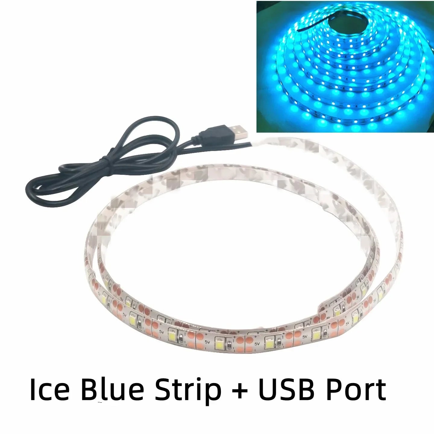 DC 5V USB LED Strips 2835 White Warm White LED Strip Light TV Background Lighting Tape Home Decor Lamp 1M 2M 3M 4M 5M LED Strip