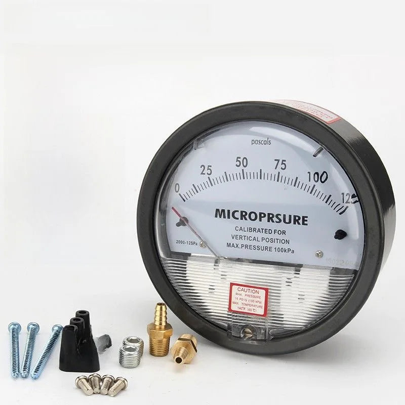 Differential Pressure Gauge Professional Barometer Aluminum alloy mechanic customize manometer for Medical equipment etc.