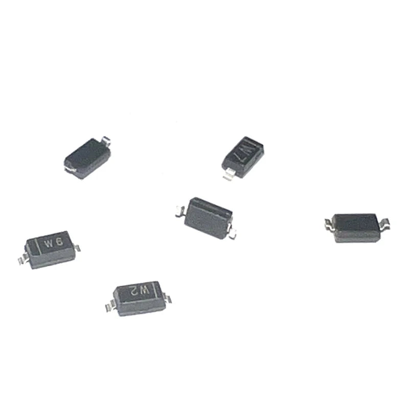 50pcs SOD-123 Zener Diode 1206 0.5W BZT52C4v7 W7 BZT52C5v1 W8 4.7v 5.1v