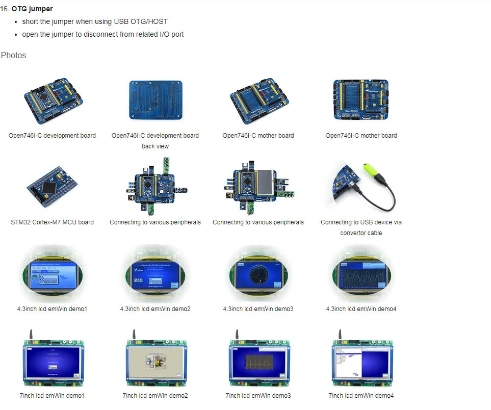 2026 Open746I-C Standard, STM32F7 Development Board