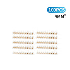 Dual Row 10-Position Terminal Block: White Screw Electric Barrier Strip with Self-Extinguish Feature, 380V Rated