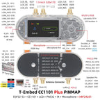 ESP32-S3 Development Board 1.9inch ST7789 IPS LCD PN532 NFC CC1101 Sub-1GHz nRF24L01 2.4GHz Wi-Fi BLE5 IR Transceiver IoT Module