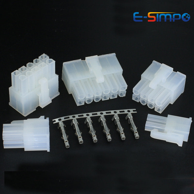 1000Pcs 5556-PT 5557 Male Plug 5558-RT 5559 Female Receptacle 4.2mm Computer ATX Power Harness Reed ColdPress Terminal Connector