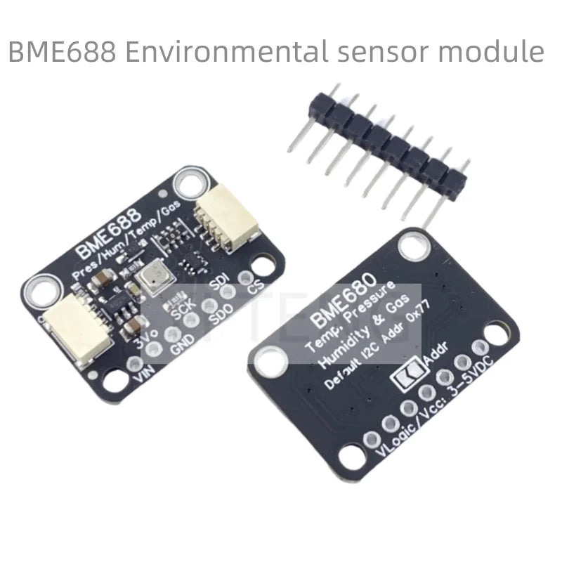 1Pcs BME688 BME680  Environmental sensor module Temperature/humidity/Pressure/gas AI Intelligent I2C in stock