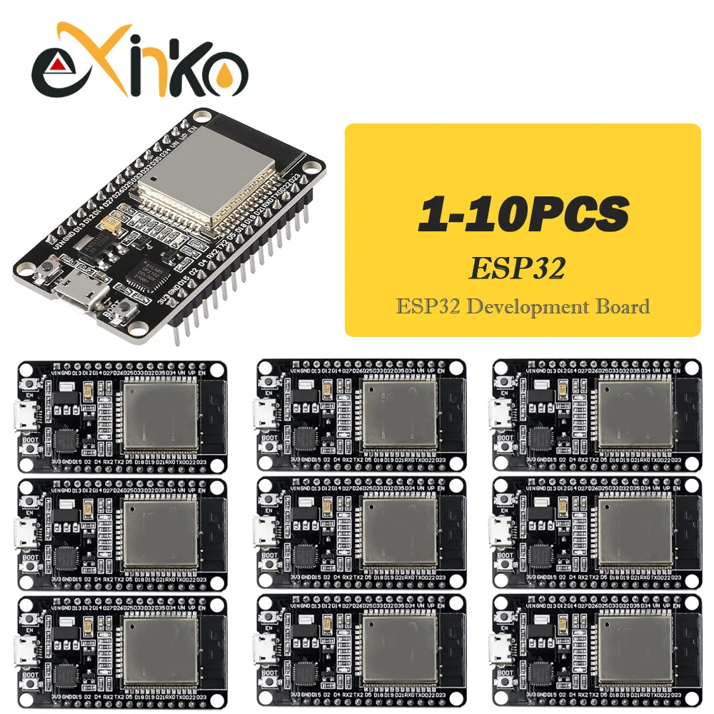1-10pcs ESP32 Development Board WiFi+Bluetooth Ultra-Low Power Consumption Dual Core ESP-32 ESP-32S ESP32 Similar ESP8266