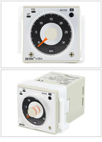 H3BA-N8H Industrial Timer Relay Solid State Time Delay Relay 1.2s‑300h AC 220V DC 24V Adjustable Analog Panel Mount Timer