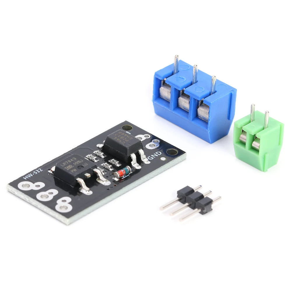 1-10pcs HW-532B LR7843 FET Module Isolated MOSFET MOS Tube FET Module Replacement Relay Board for Motor Start Stop Control