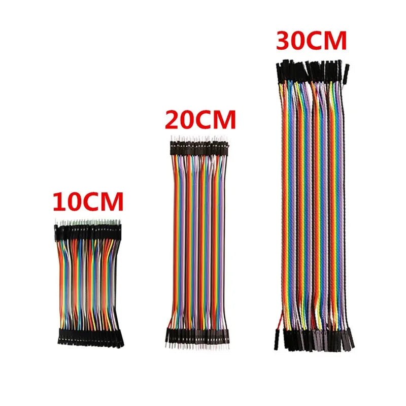 Dupont Line 10CM 20CM 30CM 40Pin Male to Male + Male to Female and Female to Female Jumper Wire Dupont Cable for Arduino DIY KIT