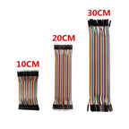 Dupont Line 10CM 20CM 30CM 40Pin Male to Male + Male to Female and Female to Female Jumper Wire Dupont Cable for Arduino DIY KIT