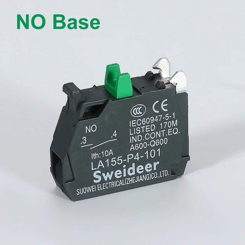 XB4 Key Select Knob Switch 22mm 2/3 Position Self Locking Momentary Self Reset Key Emergency Stop Power Push Button Switch 10A