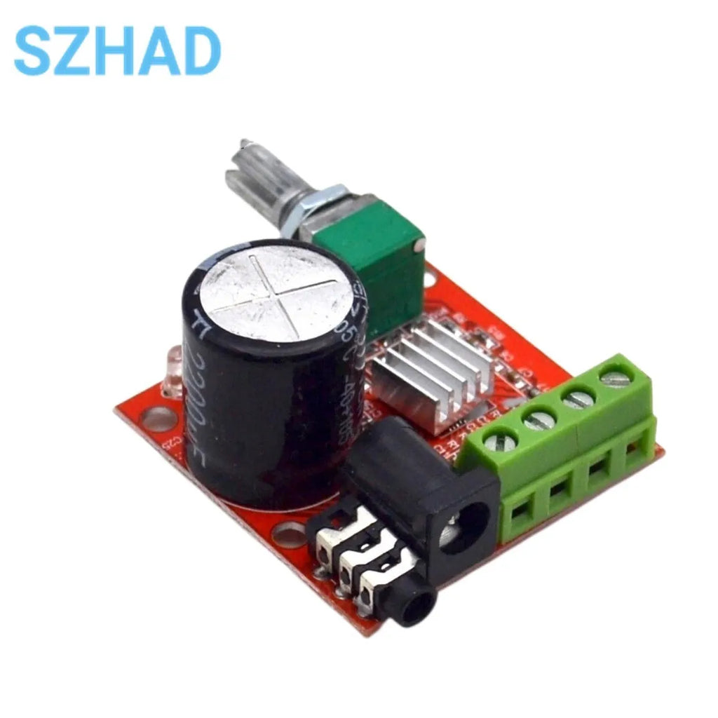 12V Mini Hi-Fi PAM8610 Audio Stereo Amplifier Board 2X10W Dual Channel D Class