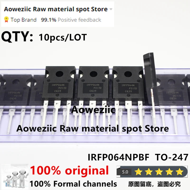 Aoweziic  2022+  100% New Imported Original   IRFP064NPBF  IRFP064N  TO-247 N-channel MOS FET  55V 110A 200W