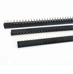 10PCS 2.54mm 1X40P Female Header Single Row Straight 0.1" Pitch 40 Pin 3.5mm 5mm 5.7mm 7.1mm 8.5mm Plastic height optional