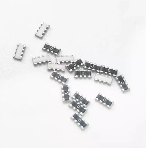 100pcs 5% 0603*4 RES ARRAY 0R 0 OHMS 8P4R Chip Array Resistor Networks Arrays(22R 33R 47R 49.9R 51R 56R 1K 2.2K 4.7K 10K 100K 1M