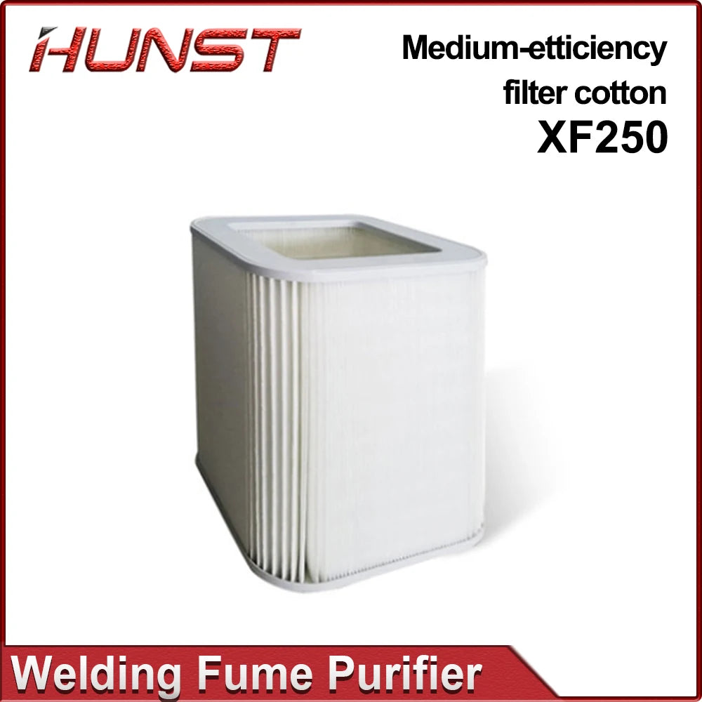 HUNST Welding Marking Smoke Absorption Dust Purifier XF180 XF250 Laser Smoke Exhauster Filter Element Replacement