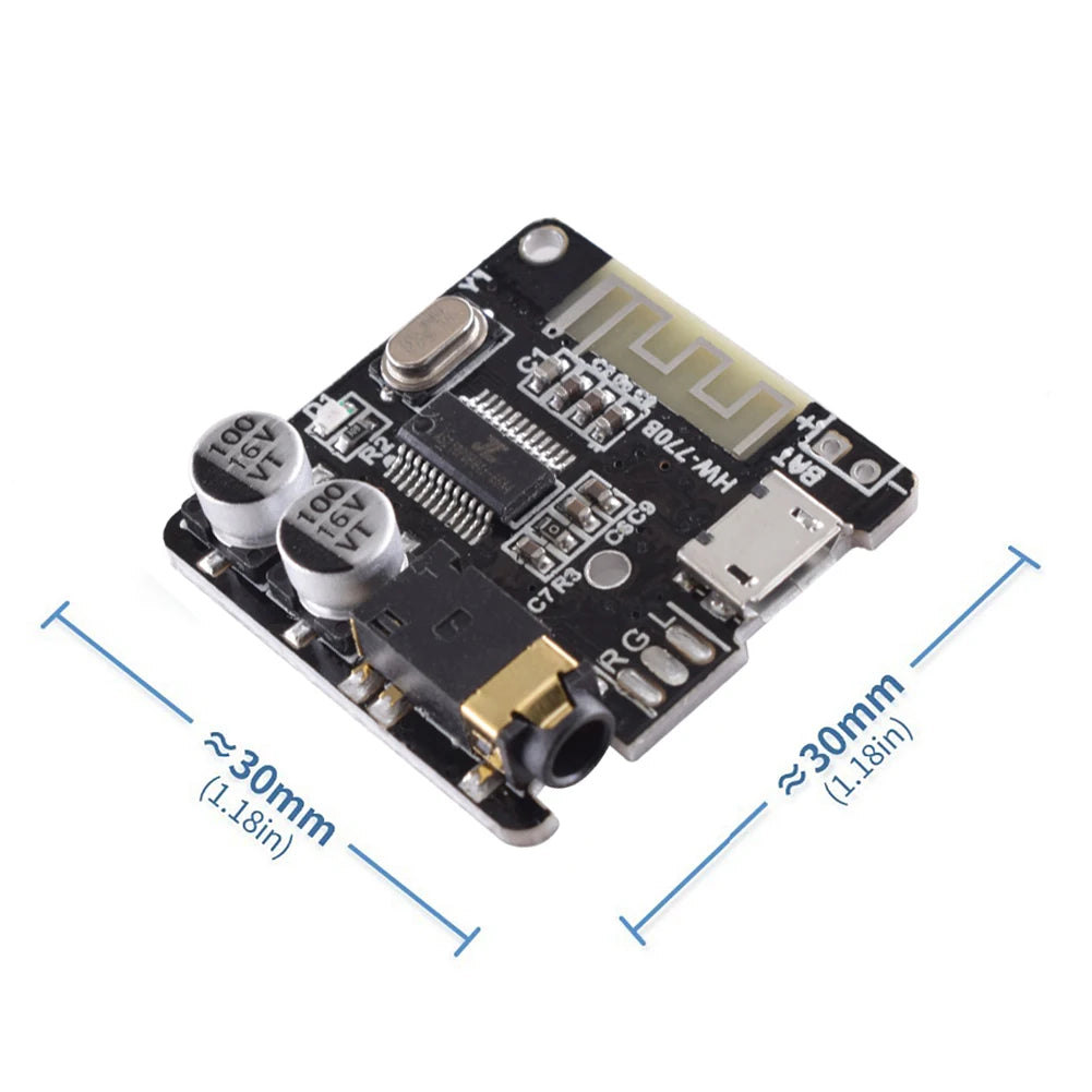 20-1pcs VHM-314 Audio Receiver Board Bluetooth MP3 Lossless Decoder Board WiFi Stereo Music Module 3.7-5V 3.5mm Audio Aux