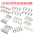 100pcs 1.0/1.25/1.5/2.0/2.54/3.0/3.96/4.2mm Jst/zh/ph/xh/vh/dupont/mx/5557 Male Female Connector Housing Terminal For Wire Crimp