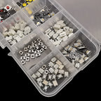250Pcs Micro Tactile Tact Push Button Switch Assorted Kit 2P 4 Pin SMD PCB Momentary Self-reset Car Remote Control Switch Repair