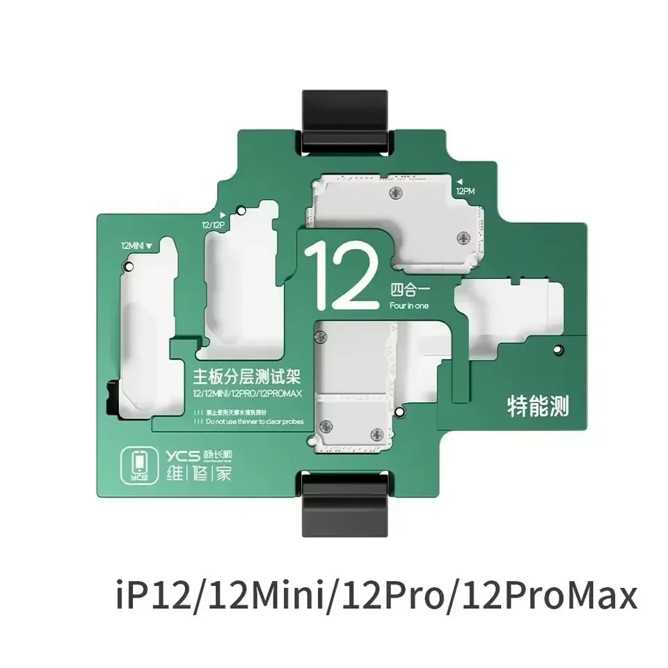 YCS  iSocket Motherboard Middle Layer Tester Platform For iPhone X-16 Pro Max Logic Board Lower Middle Frame Repair Tools ﻿