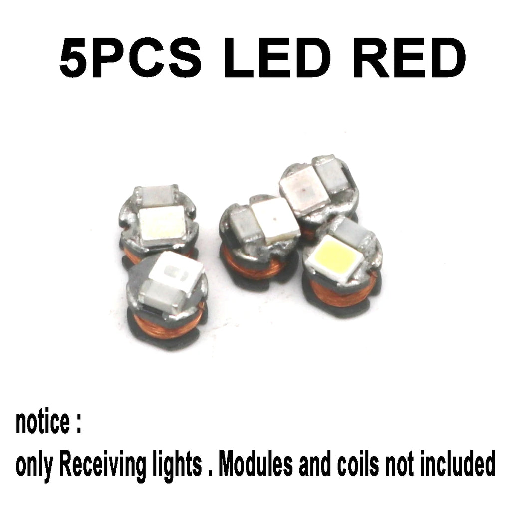 70MM Dual coil TYPE-C USB Wireless Power Supply Transmitter Inductor Receiver LED Light Lighting DIY Toys Model Robot Sand Table