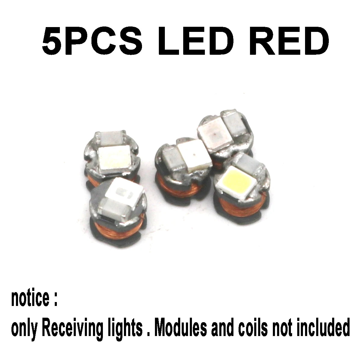 70MM Dual coil TYPE-C USB Wireless Power Supply Transmitter Inductor Receiver LED Light Lighting DIY Toys Model Robot Sand Table