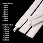 Clear/White 3:1 with Glue Shrinkable Tube 1.6mm ~ 39mm Dual Wall Adhesive Lined Polyolefin Insulated Protect Wire Wrap Sleeving